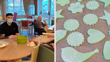 Putting a spin on baking much-loved treats at Devizes care home